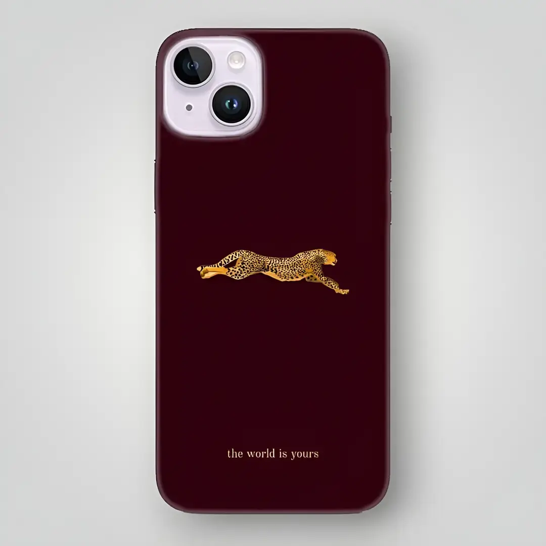 Leopar Gücü Desenli Kılıf