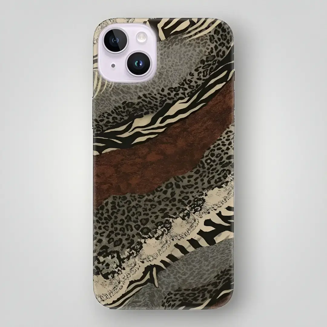 Leopar ve Zebra Desenli Kılıf