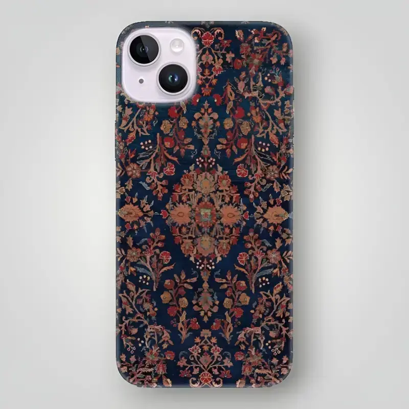 Motifli Retro Halı Desenli Kılıf