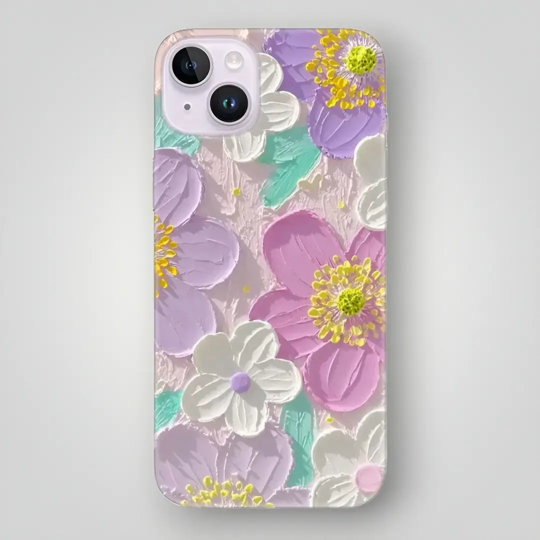 Pastel Çiçek Desenli Kılıf